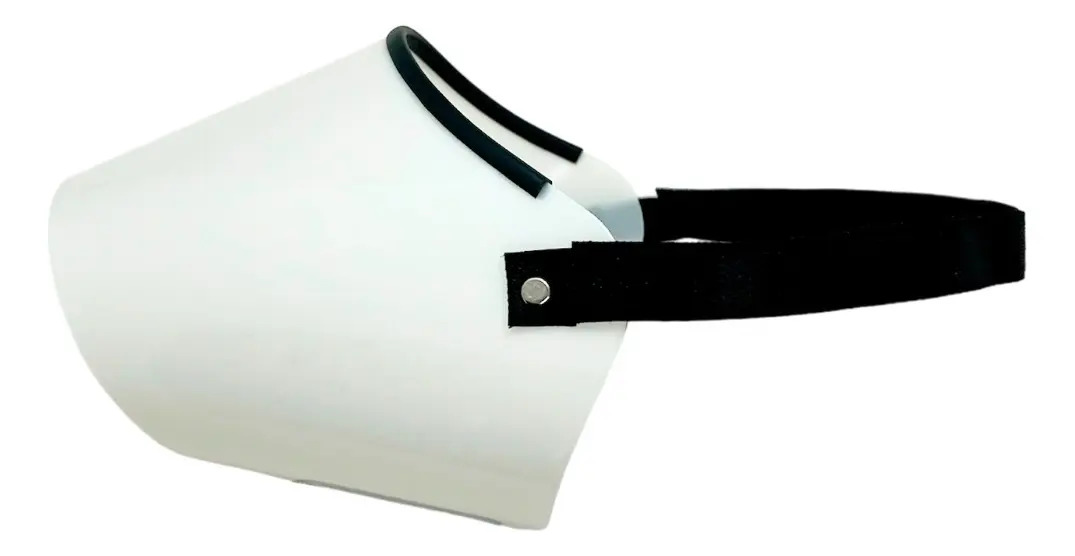 Focinheira Adestramento Caes Cachorro Petshop Veterinario Cor Branco Tamanho N2 - 5cm X 7cm