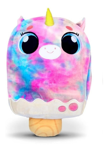Imagen 2 de 4 de Peluche Hugsicles 40cm Tipo Squishmallows Animales Unicornio