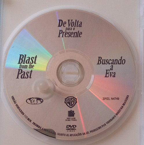 Dvd Filme De Volta Para O Presente Legendado (Usado)