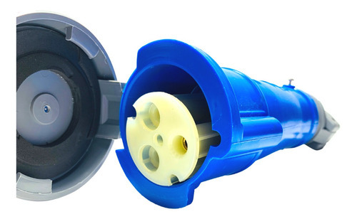 Acoplamento Shock Tite 2p+t 32a 200/250v 6h Ip67 S3256w Cor Azul