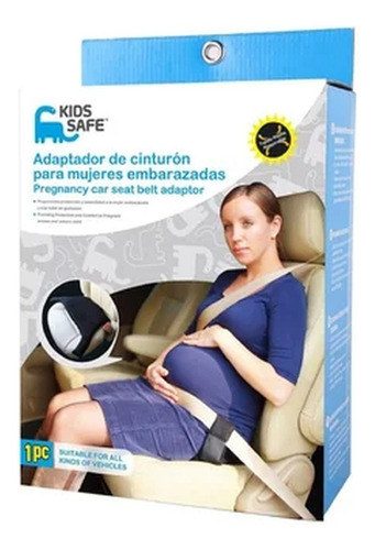 Adaptador Cinturón Seguridad Embarazada Carro Kids Safe Color Negro