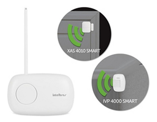 Imagem 2 de 2 de Xar 4000 Smart Receptor Para Central De Alarme Intelbras