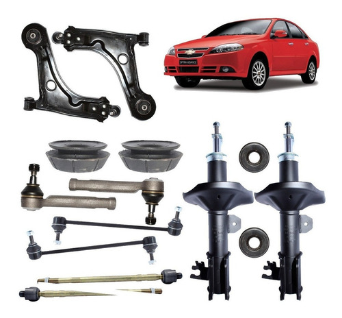 Kit Suspension Para  Chevrolet Optra 1.6 F16d3 Dohc 2004-12