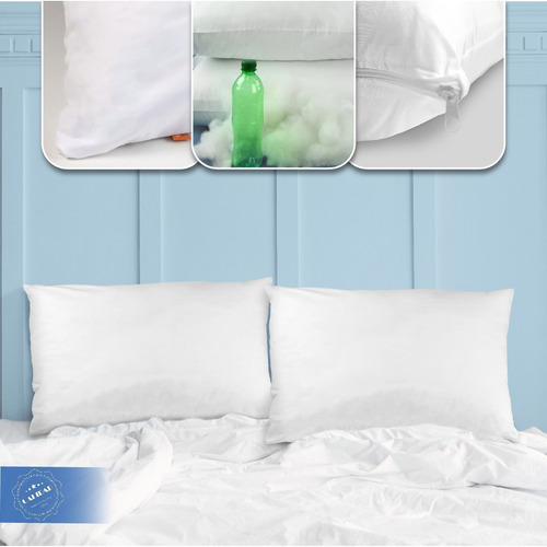 2 Pz Almohada Confort Firme Hotelera Estandar
