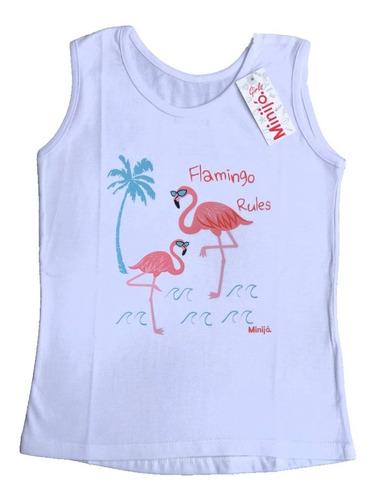 Musculosa Beba Flamencos! 100% Algodon Premium!