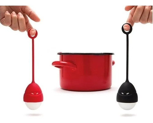 Imagen 6 de 9 de Posa Huevos Ninja Para Hervir Silicona Utensilio Cocina