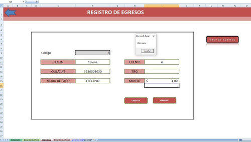 Sistema Contable De Ingresos Egresos Base De Datos Versión 2