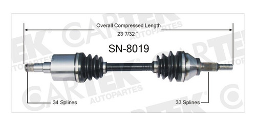 Flecha Delantera Izq Saturn Ion 2005-2006-2007 Tm L4 2.2 Ck