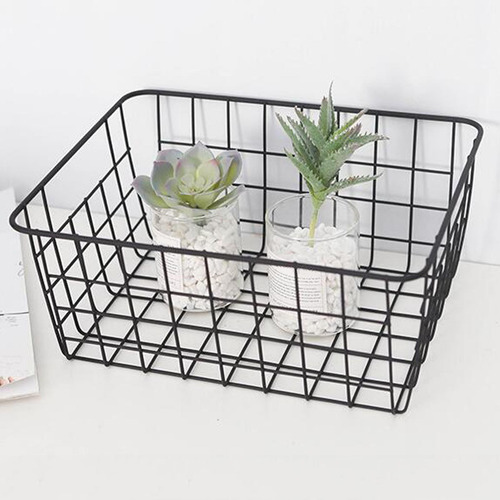 Cesta De Almacenamiento De Alambre Con Asas Para De Del