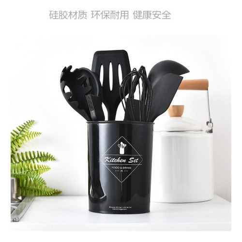 Juego De Utensilios De Cocina De Silicona, 10 Piezas