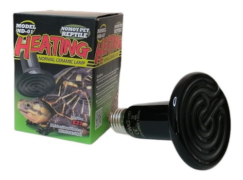 Imagen 2 de 2 de Ampolleta Ceramica Para Reptil Erizo 50 Watts - Ar