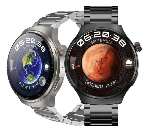 Smartwatch Hw6 Max Pantalla Amoled 1.52  Triple Correa 2024