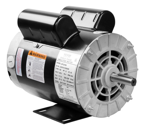 Vevor Motor De Compresor Eléctrico Monofásico 3.7hp 3450 Rpm