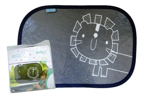 Imagen 4 de 5 de Parasol Auto Bebe Plegable Adherente Estatica X2 Unidades