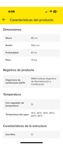 Lavarropas Automático Whirlpool Supreme Care Inverter7kg Beige (Usado)