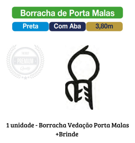 Borracha Vedação Porta Malas Toyota Rav4 - 2017 2018 E 2019