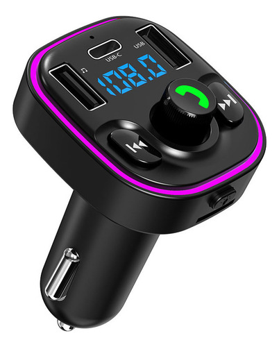 Tipo De Botón G47: Transmisor Fm Bluetooth Mp3 Para Coche Nu