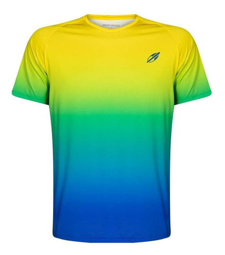 Camiseta Brasil Mormaii Masculina Verde Amarela Beach Sport