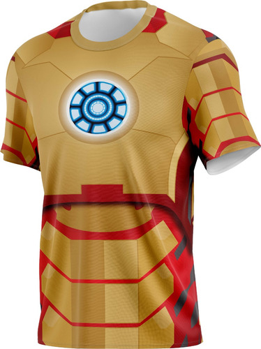 Homem De Ferro - Camiseta Infantil - Tecido Dryfit