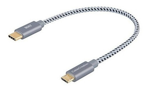 Cable De Creacion De Cableado Usbc A Micro Usb 20 Cable Cort