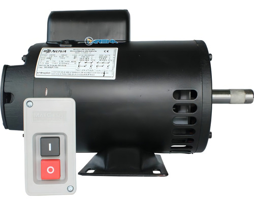 Motor Monofásico 110v/220v 1cv 2 Polos 1cv 3480 Rpm Ip21