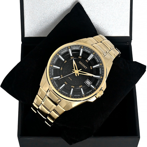 Relógio Orient Masculino Mgss1143 P1kx Dourado Preto