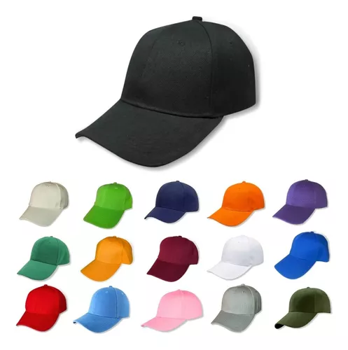 Gorra negra lisa de béisbol (8400002)