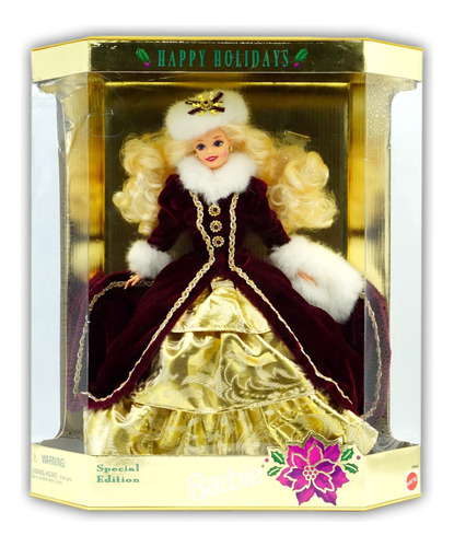 Happy Holidays Barbie 1996 Special Edition Detalle