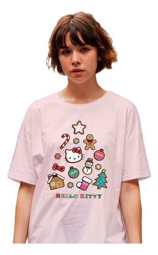 Playera Unisex Hello Kitty Christmas Tree