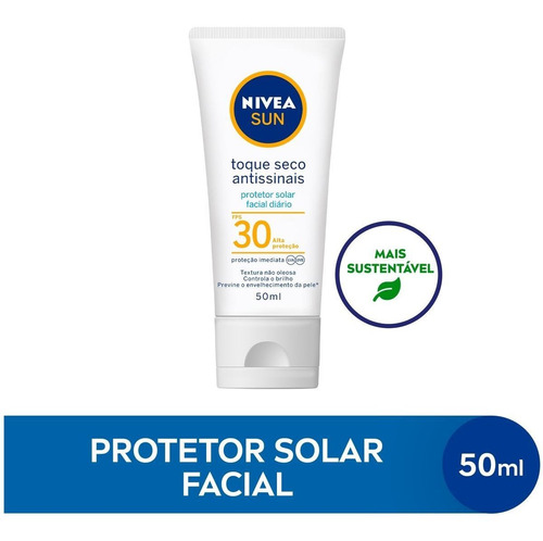 Protetor Solar Toque Seco Antissinais Fps30 50ml Nivea