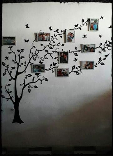 Vinilo Decorativo Pared Arbol Pajaros Ideal Con Fotos!