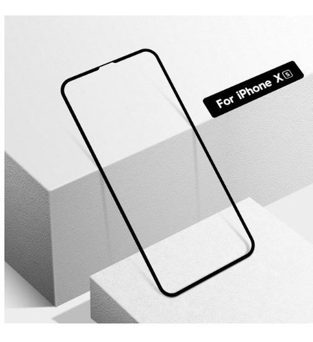 Película Vidro Full Glass Cover 5d 9h iPhone XS - Preto