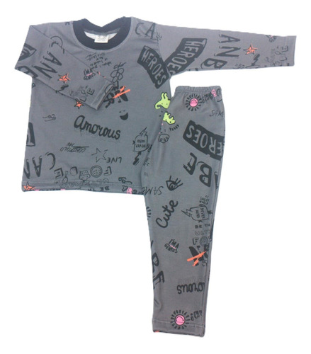 Pijama Para Bebes De 12 A 36 Meses Spum Premium Sublimado