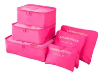 Comprar Kit 6 Sacos Bolsas Organizador Mala Roupas Bagagem Viagem Ro