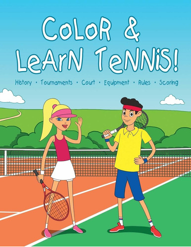 Libro Color & Learn Tennis! Nuevo