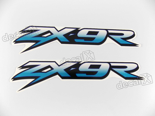 Adesivos Emblemas Compativel Kawasaki Zx-9r Azul Escuro