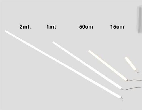 Intenseso Lámpara Lineal 2m Led 40w Blanco 110v Estructura Luz cálida