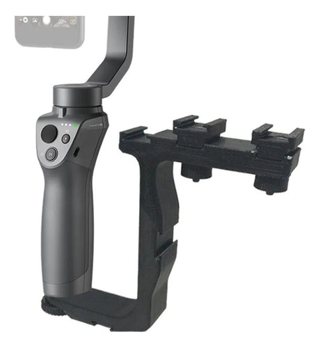 Suporte Dji Osmo Mobile 2 E 3 Para Iluminador E Microfone