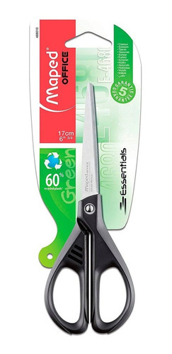Imagen 2 de 3 de Tijera Escolar Maped Office Oficina Essentials Advanced 17cm