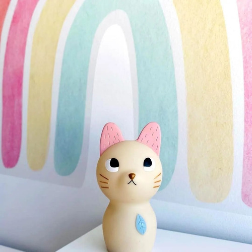Abajur - Gato Rosa - Moulin Roty