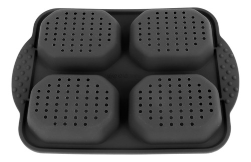 Molde Para Pan De Hamburguesa De Silicona De 8 Cavidades