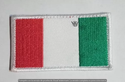 Parche Bordado Bandera Italia - Para Mochila - Campera