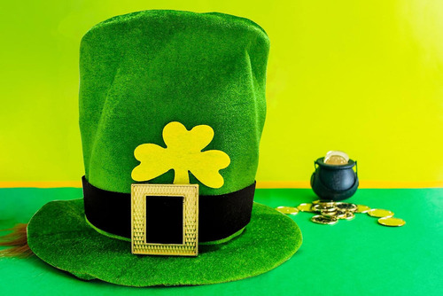 2 Pcs Disfraz De Fiesta Del Día De San Patricio Incluye Gorr