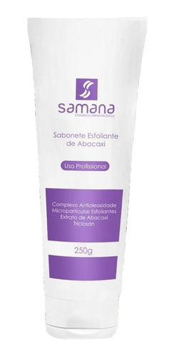 Imagem 1 de 1 de Samana Sabonete Esfoliante Abacaxi 250g