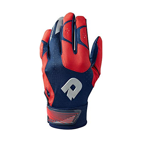 Guantes De Bateo Cf Demarini, Navy/scarlet - X-large