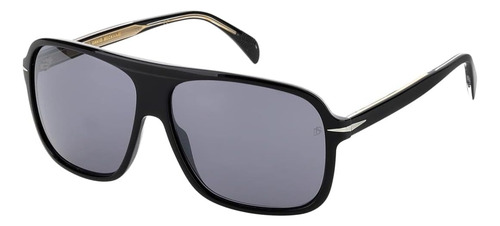 Gafas De Sol David Beckham Db Negro T4 Plata Espejo,