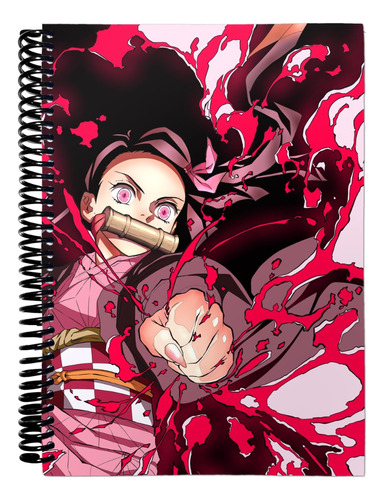 Cuaderno Libreta Anotador A6 Lisa Demon Slayer - Nezuko 30