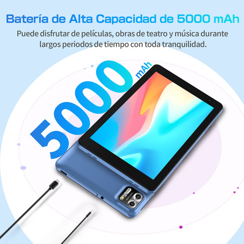 Tableta Pritom 8'' Android 13 Octacore Azul 8gb Ram 64gb Rom