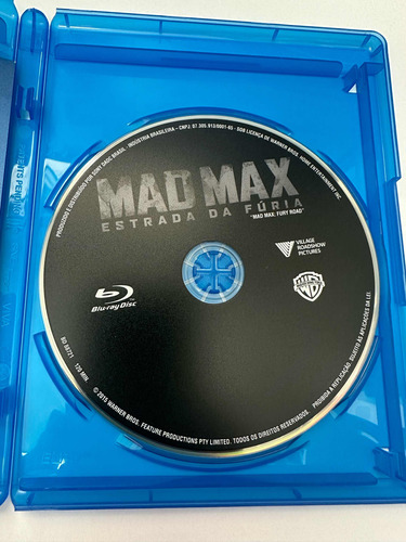 Mad Max Estrada Da Fúria Blu-ray Original Nacional (Usado)