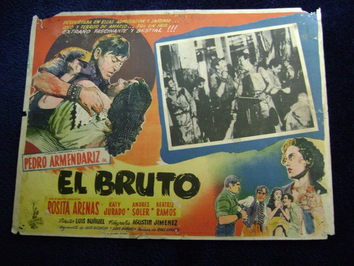 El Bruto Luis Buñuel Cartel Poster A 7.3.22